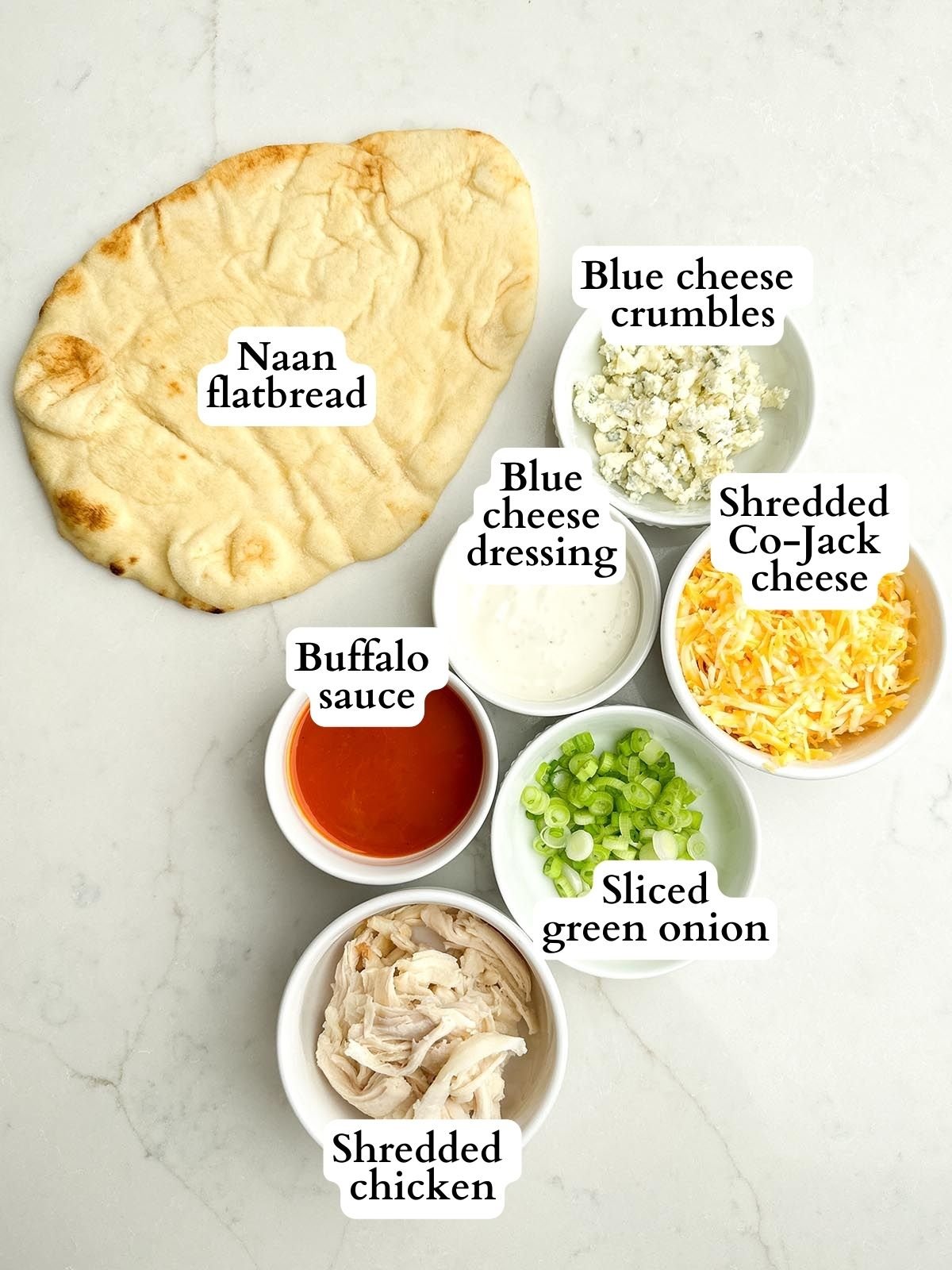 buffalo chicken flatbread ingredients