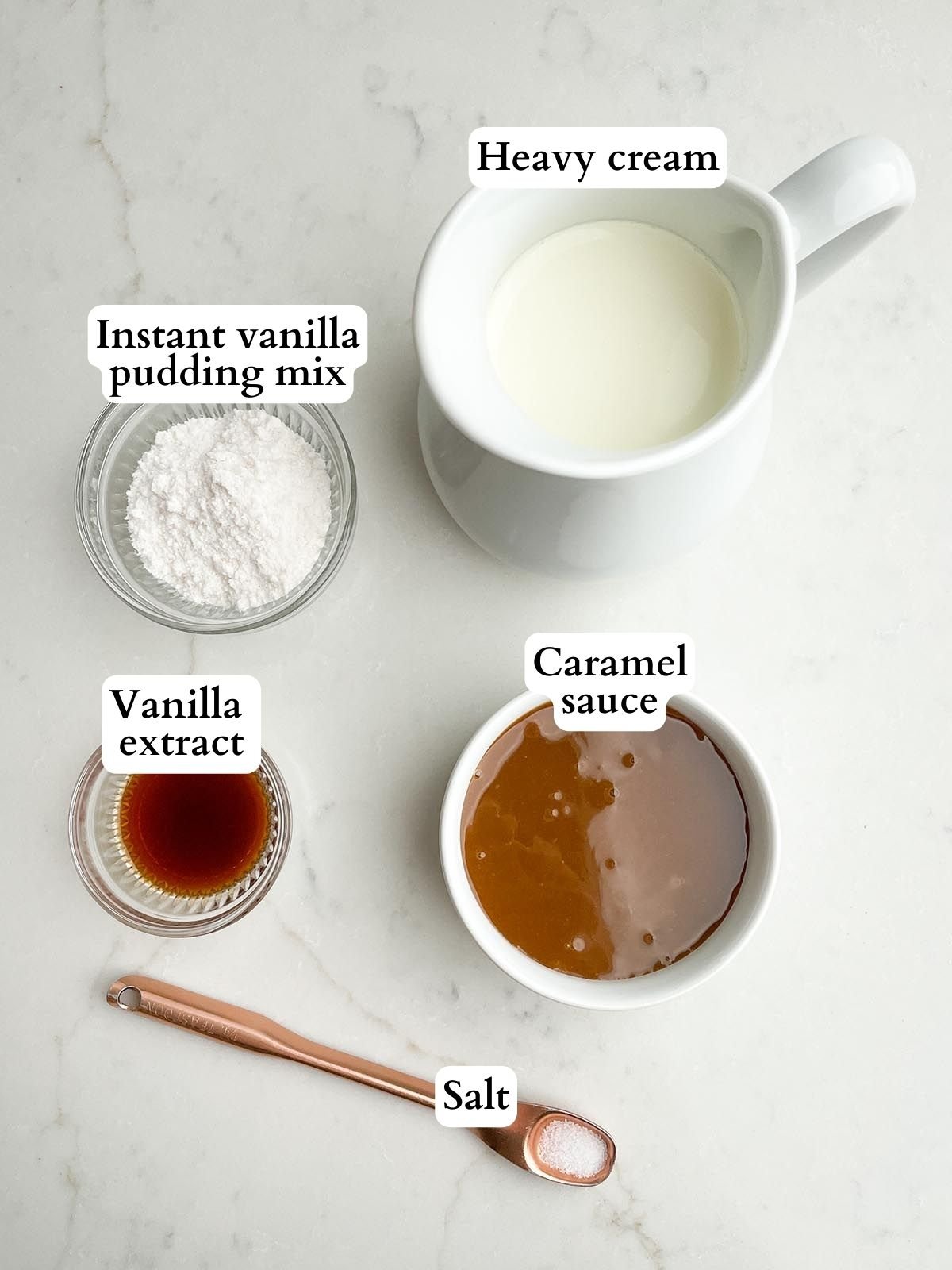 caramel whipped cream ingredients