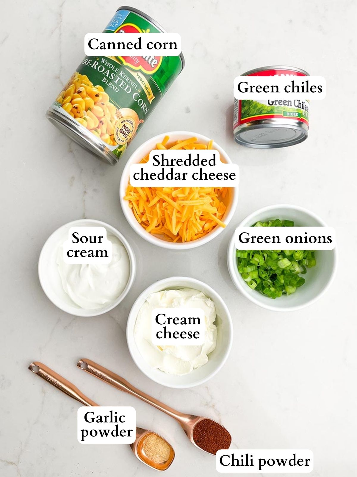 corn dip with cream cheese ingredients