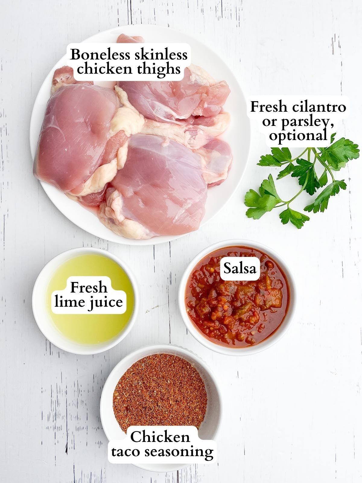 crock pot salsa chicken ingredients