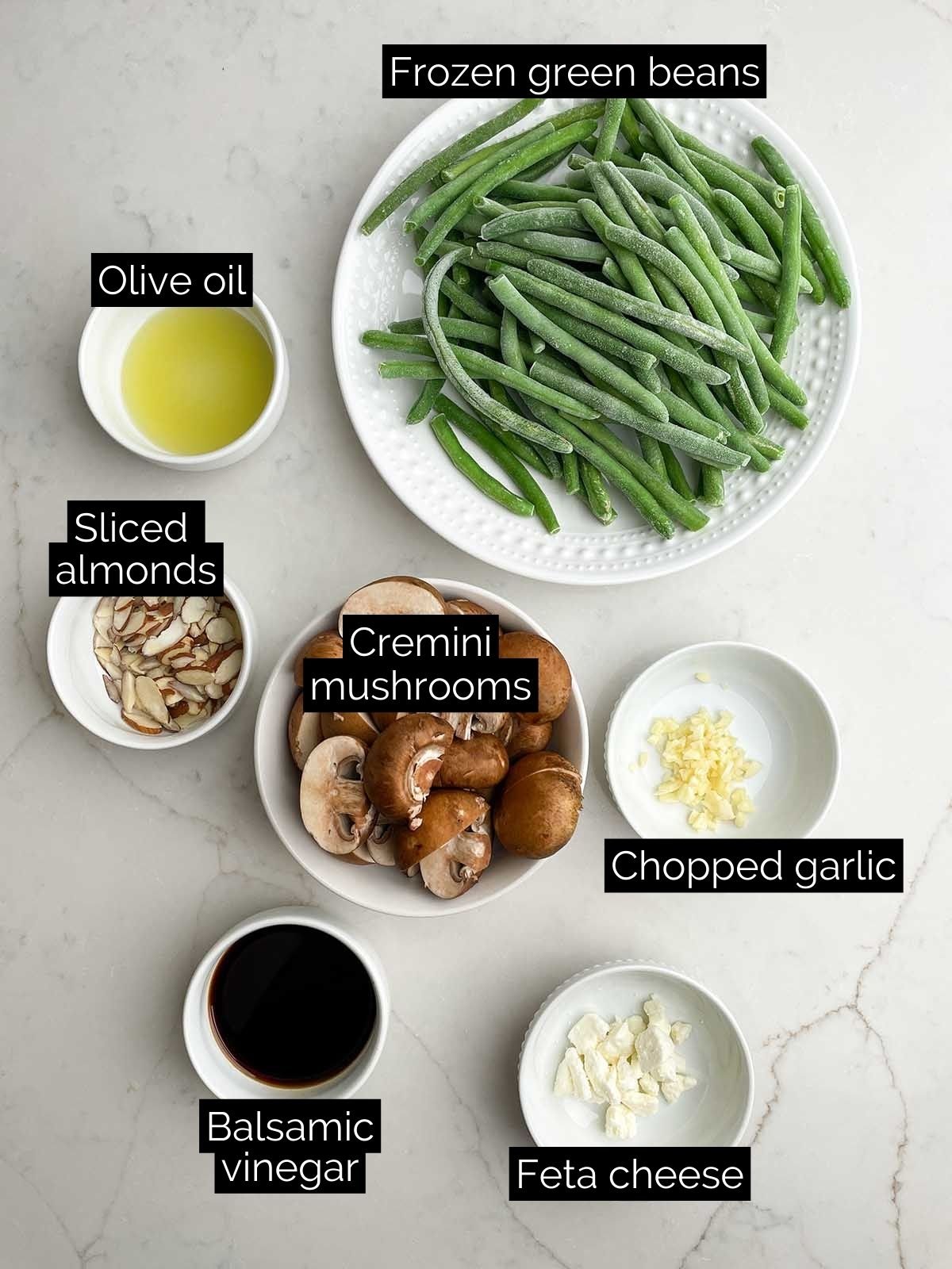 roasted green beans and mushrooms ingredients