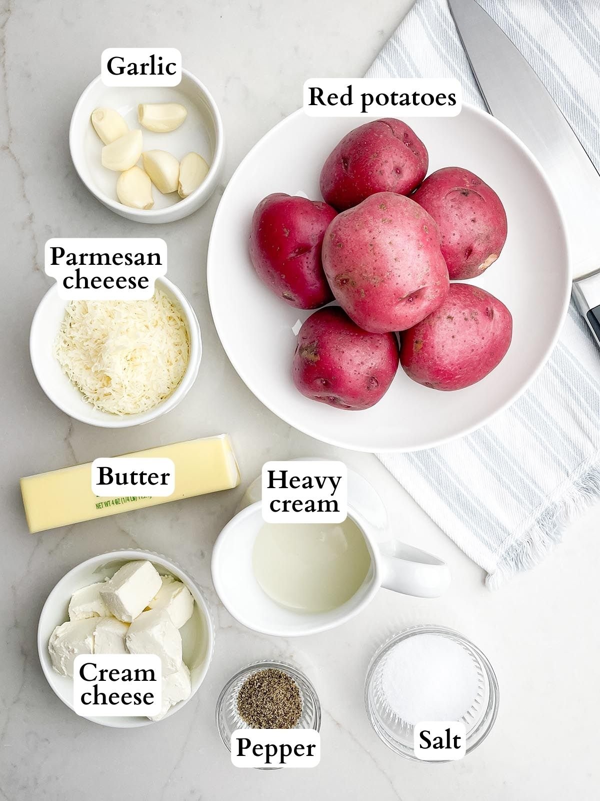 garlic redskin mashed potatoes ingredients