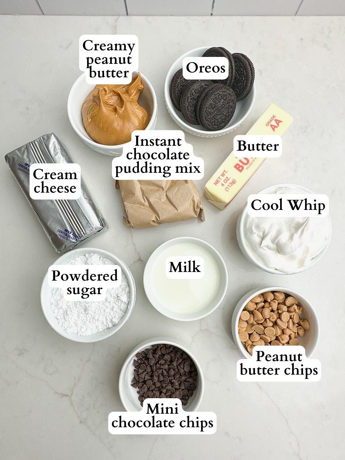 peanut butter oreo heavenly dessert ingredients