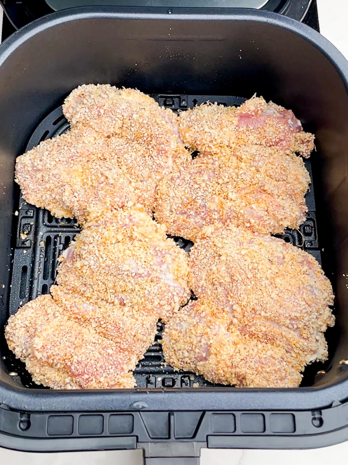 panko coated boneless chicken thighs in air fryer