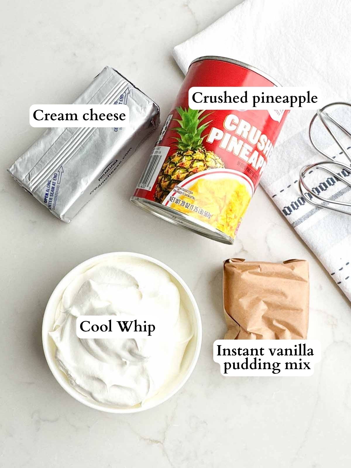 pineapple cream cheese dip ingredients
