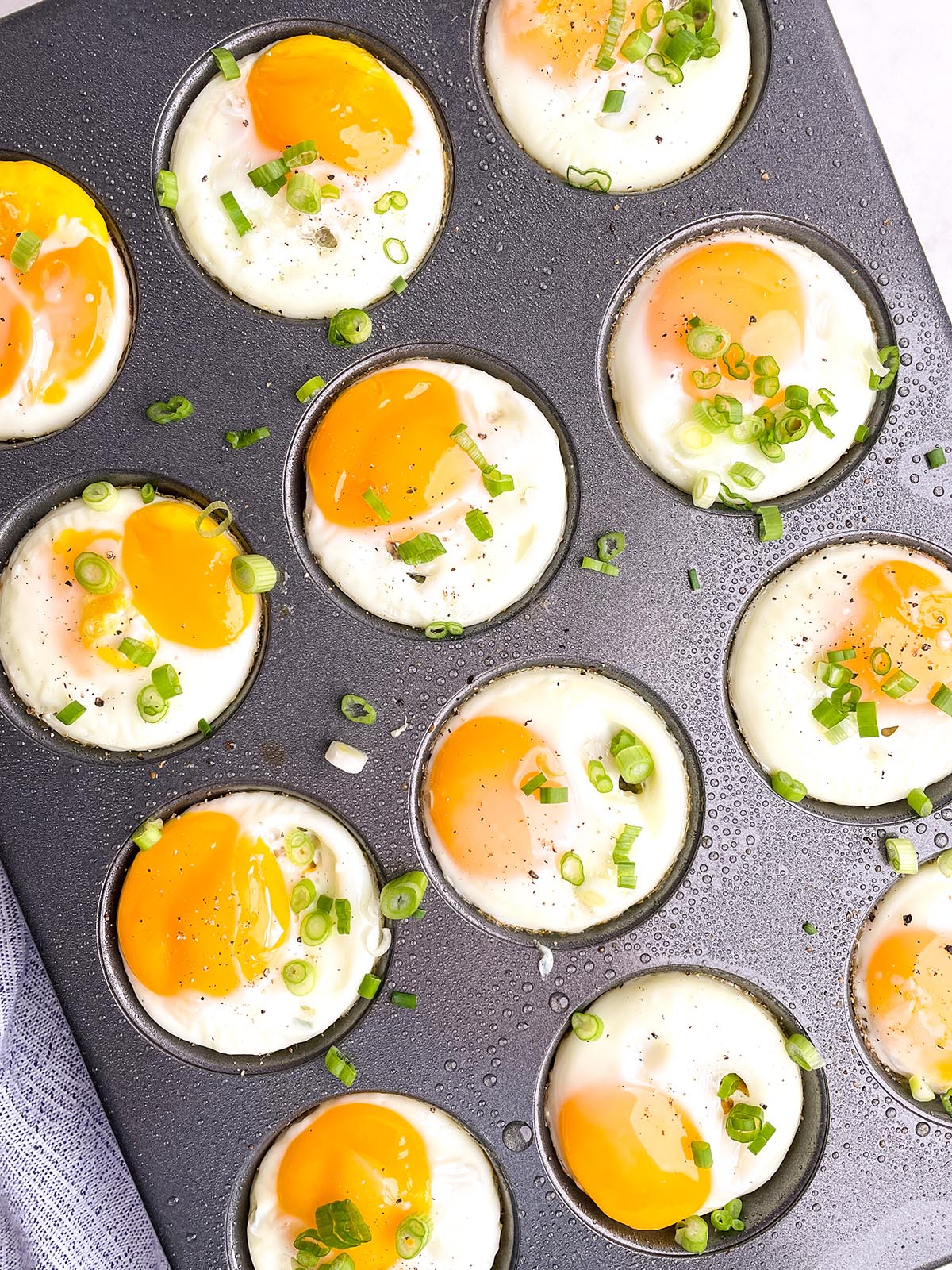 Baked eggs in muffin cups