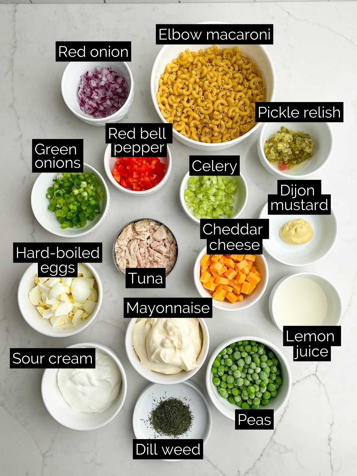 tuna macaroni salad ingredients